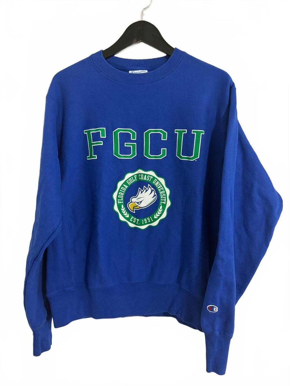 Florida Gulf Coast FGCU Eagles Crewneck Sweatshirt Size M
